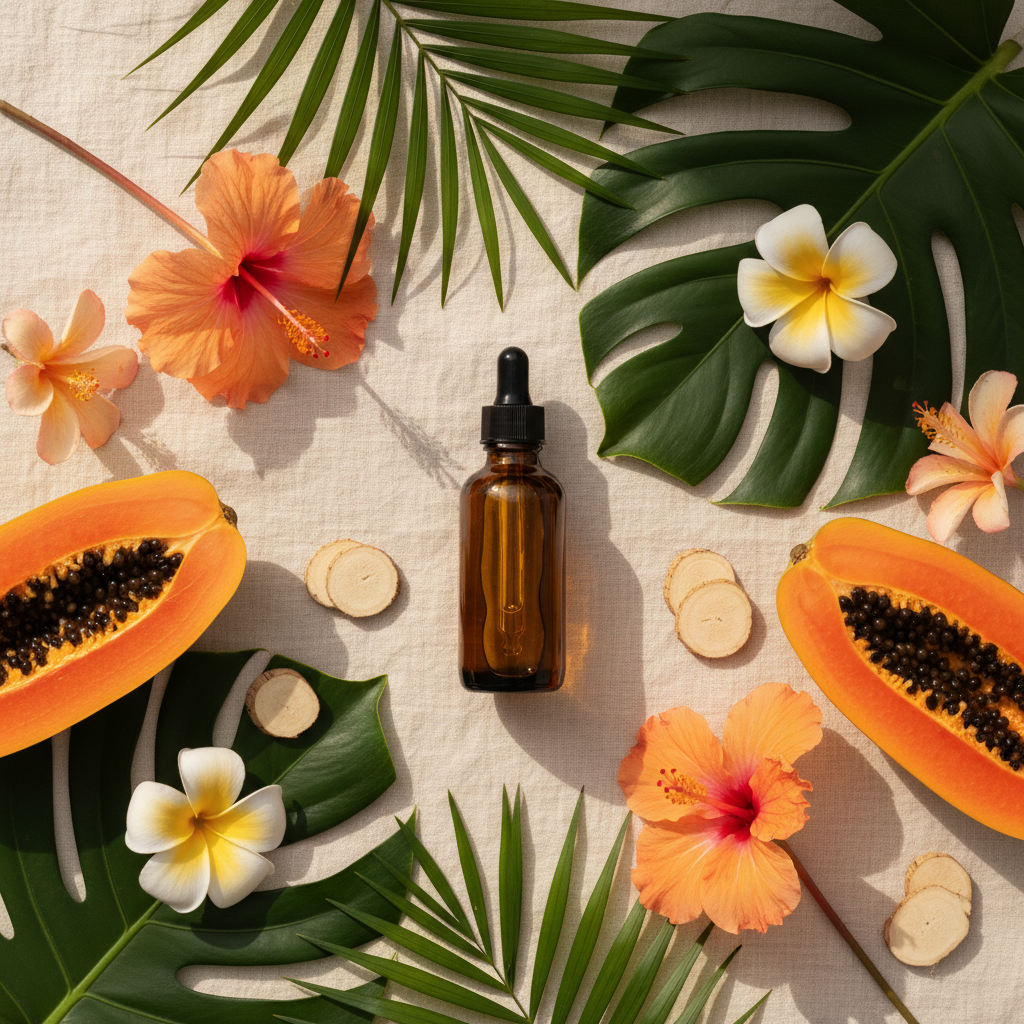 Papaya Drops - Flat Lay