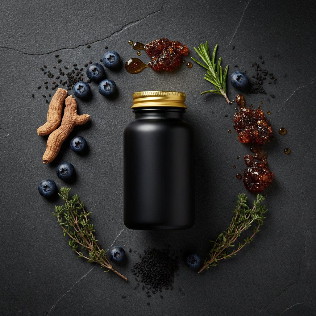 Shilajit - Flat Lay